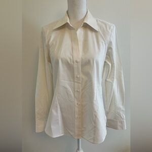 Foxcroft | Classic White Button-Up Shirt